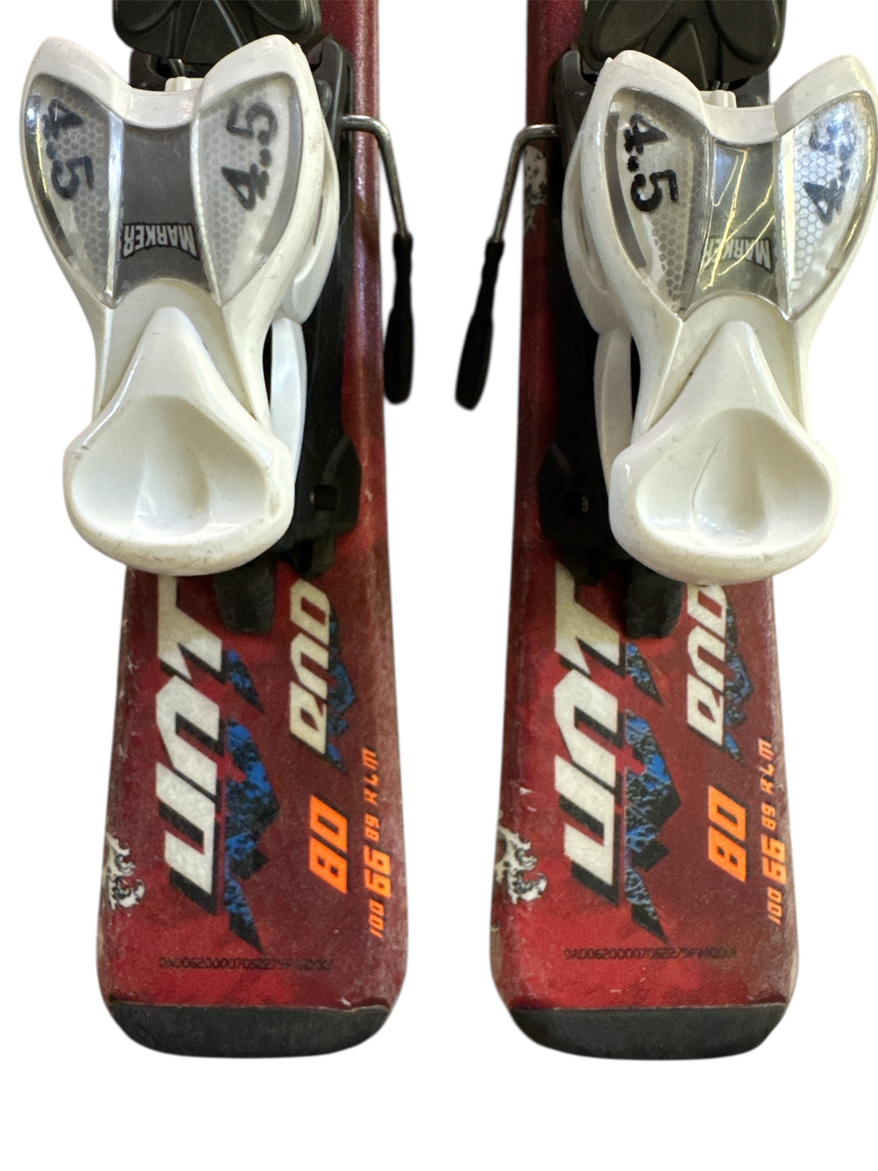 NARTY NORDICA HOTROD 80CM + WIĄZANIA MARKER 4.5 UŻYWANE