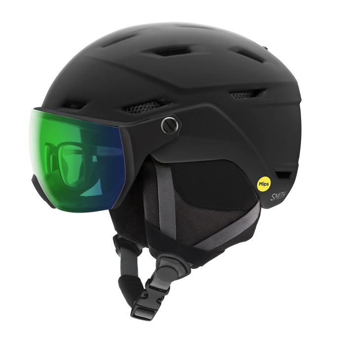 KASK SMITH SURVEY MATTE BLACK CHROMAPOP EVERYDAY GREEN MIRROR 2025