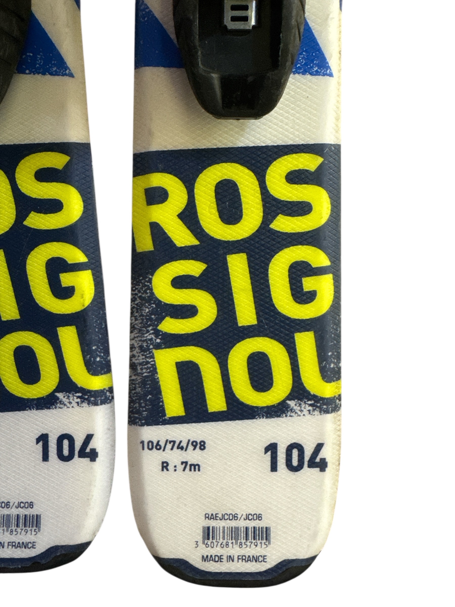 NARTY ROSSIGNOL TERRAIN 104CM + WIĄZANIA LOOK KIDX UŻYWANE