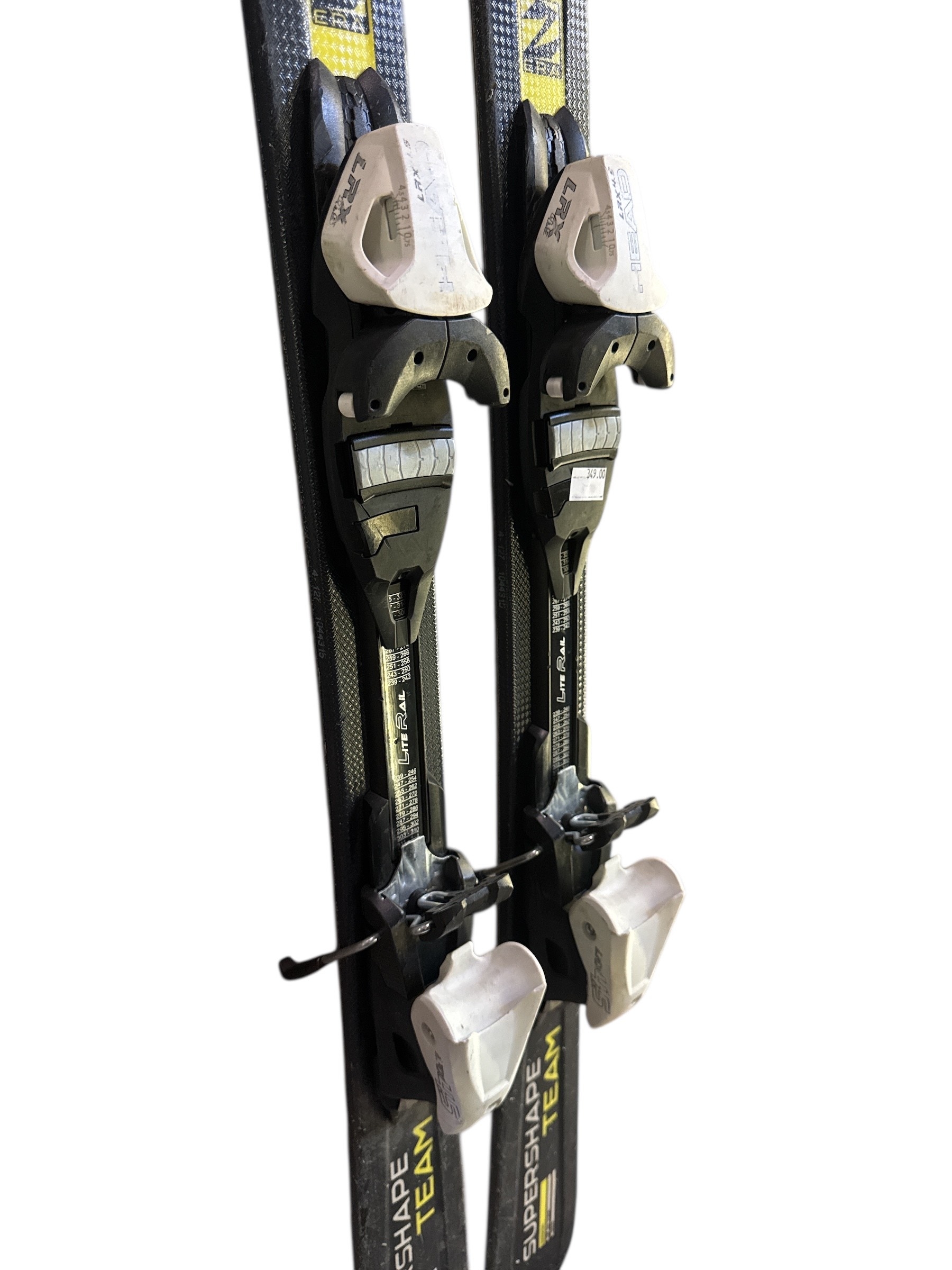 NARTY HEAD SUPERSHAPE TEAM ERA 2.0 127CM + WIĄZANIA HEAD LRX 4.5 UŻYWANE