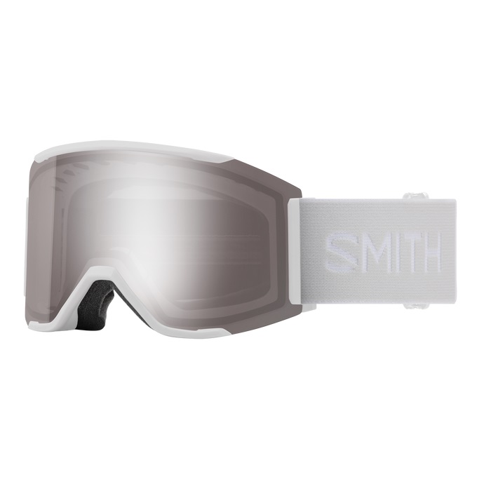 GOGLE SMITH SQUAD MAG WHITE VAPOR CHROMAPOP SUN PLATINUM MIRROR + DRUGA SZYBA CHROMAPOP STORM BLUE SENSOR MIRROR