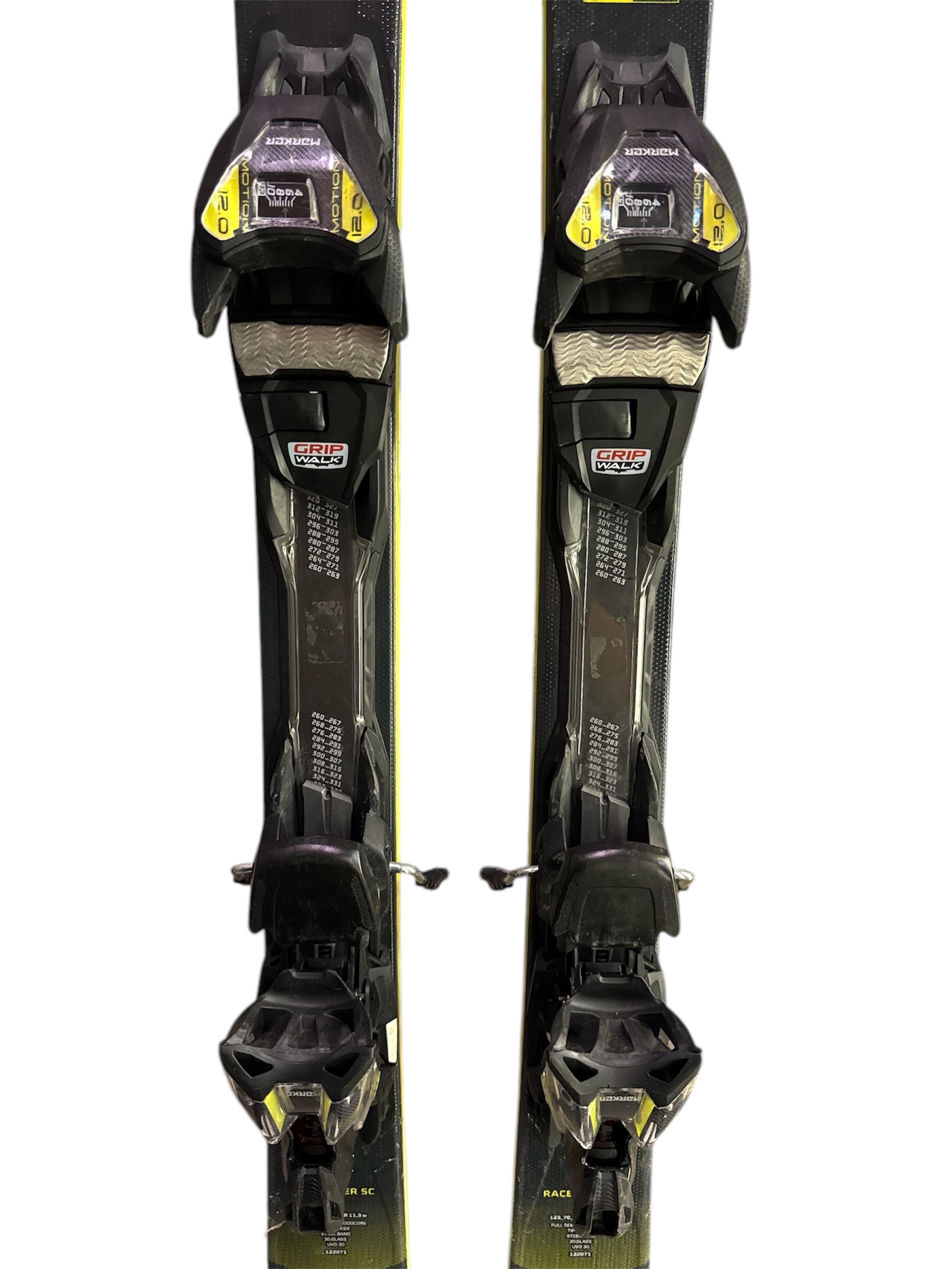 NARTY  VOLKL RACETIGER SC 155CM + WIĄZANIA MARKER MOTION GW UŻYWANE