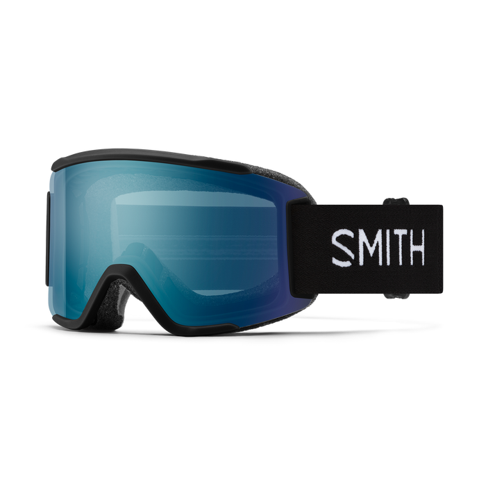 GOGLE SMITH SQUAD S BLACK CHROMAPOP EVERYDAY BLUE MIRROR + DODATKOWA SOCZEWKA YELLOW 2025