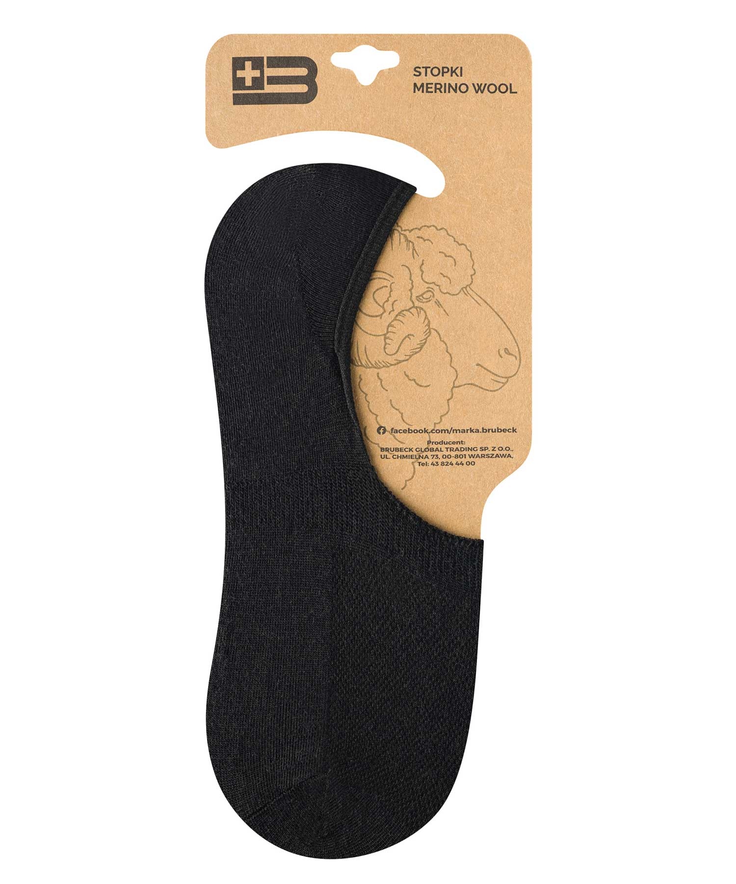 SKARPETY STOPKI MERINO WOOL UNISEX SC3002 CZARNY