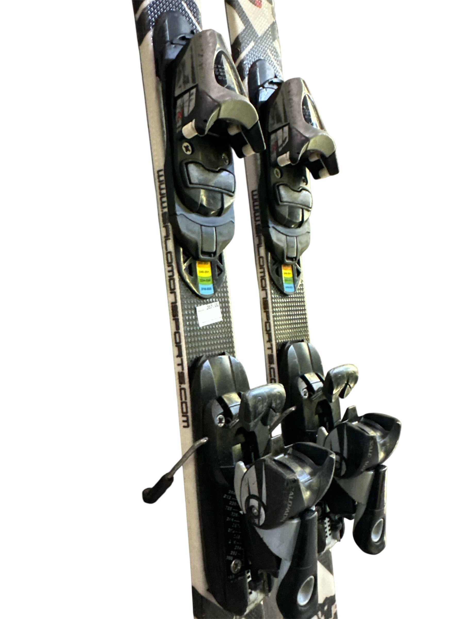 NARTY SALOMON X-WING FURY JR 100CM + WIĄZANIA SALOMON UŻYWANE