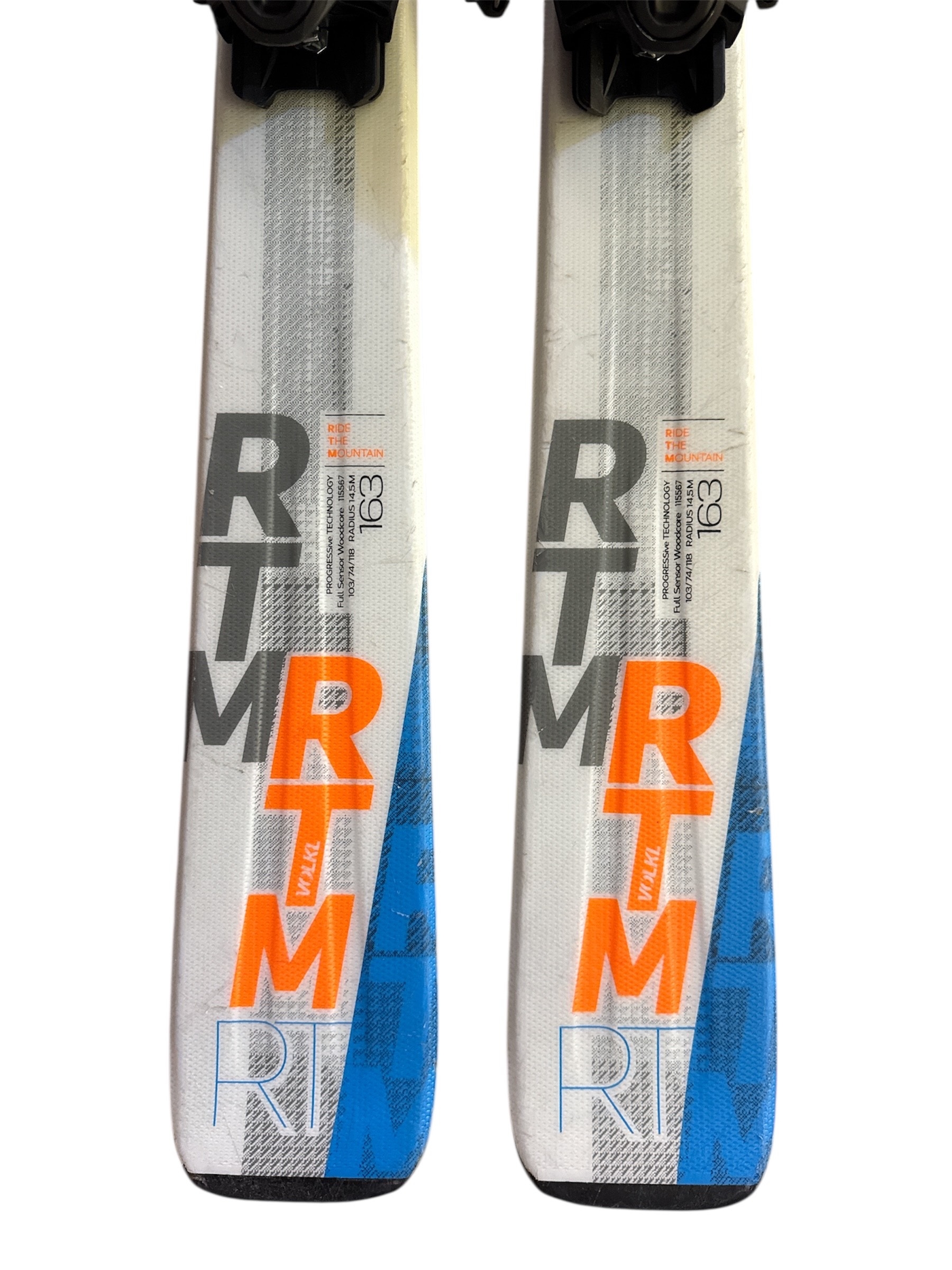 NARTY VÖLKL RTM 163CM + WIĄZANIA MARKER MOTION 11 GW UŻYWANE