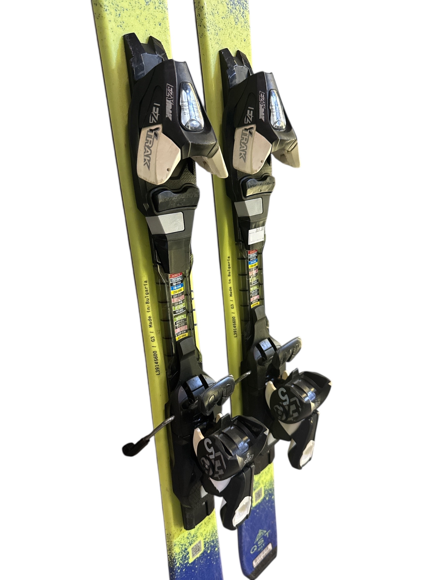 NARTY SALOMON QST MAX JR 110CM + WIĄZANIA EZY TRAK UŻYWANE