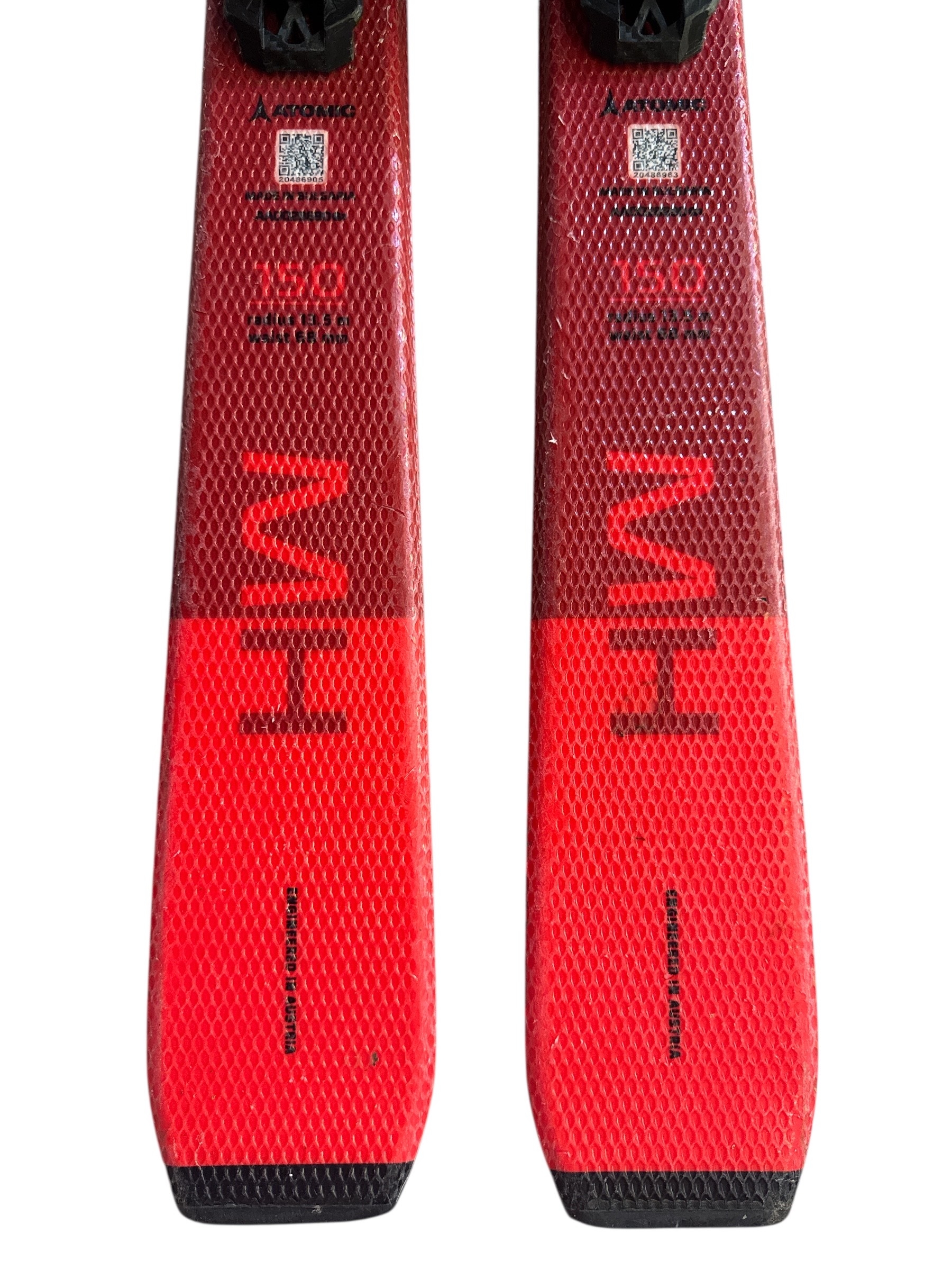 NARTY ATOMIC REDSTER MH 150CM + WIĄZANIA ATOMIC 6 UŻYWANE