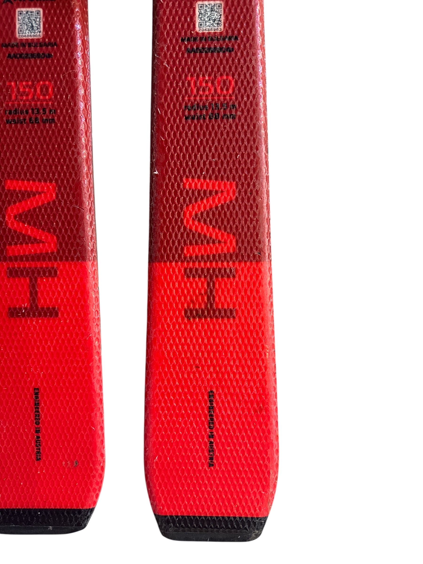 NARTY ATOMIC REDSTER MH 150CM + WIĄZANIA ATOMIC 6 UŻYWANE