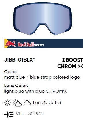 GOGLE RED BULL SPECT OTG SKI GOGGLES JIBB-01BLX I BOOST 2027