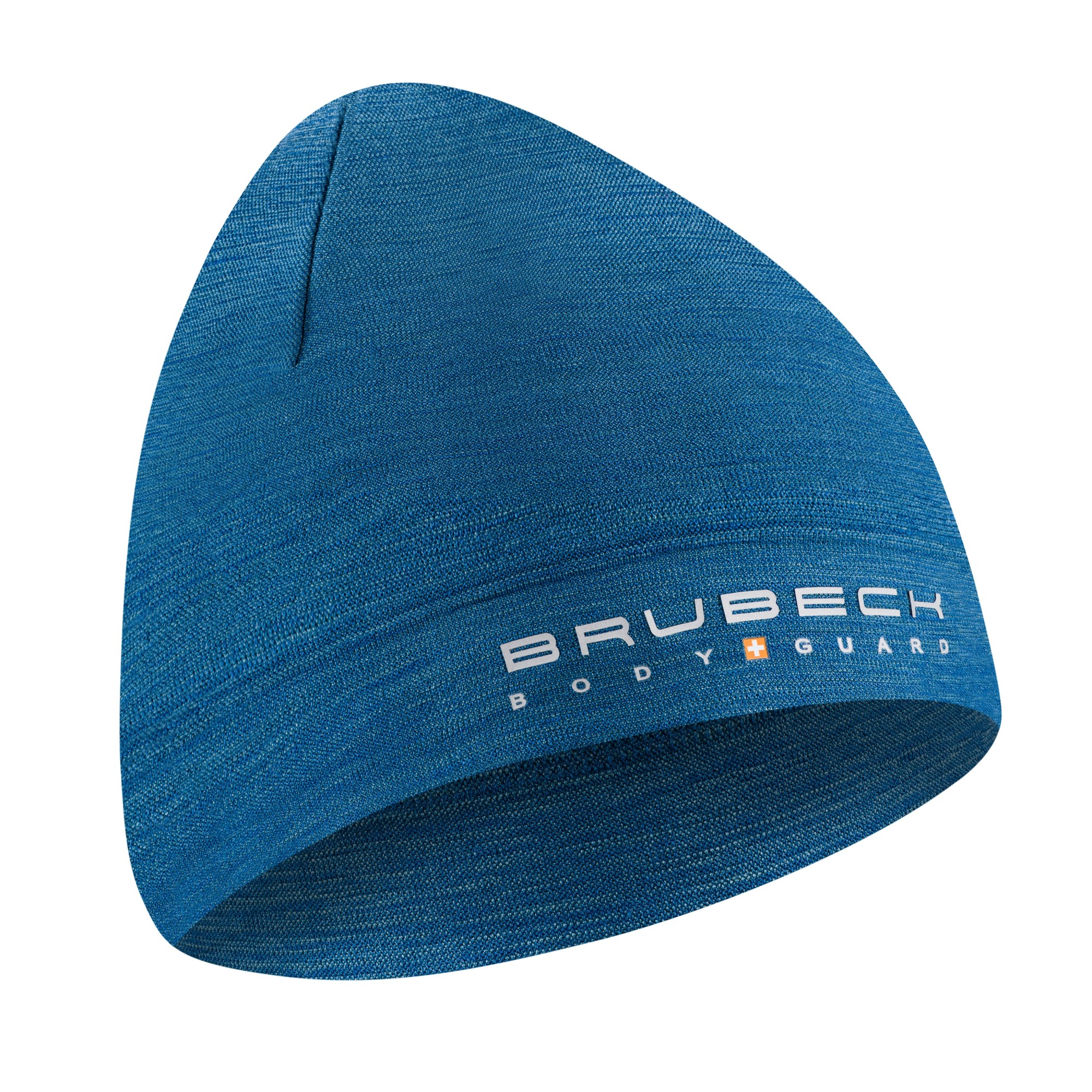CZAPKA WEŁNIANA BRUBECK ACTIVE WOOL HM10180 JEANSOWY