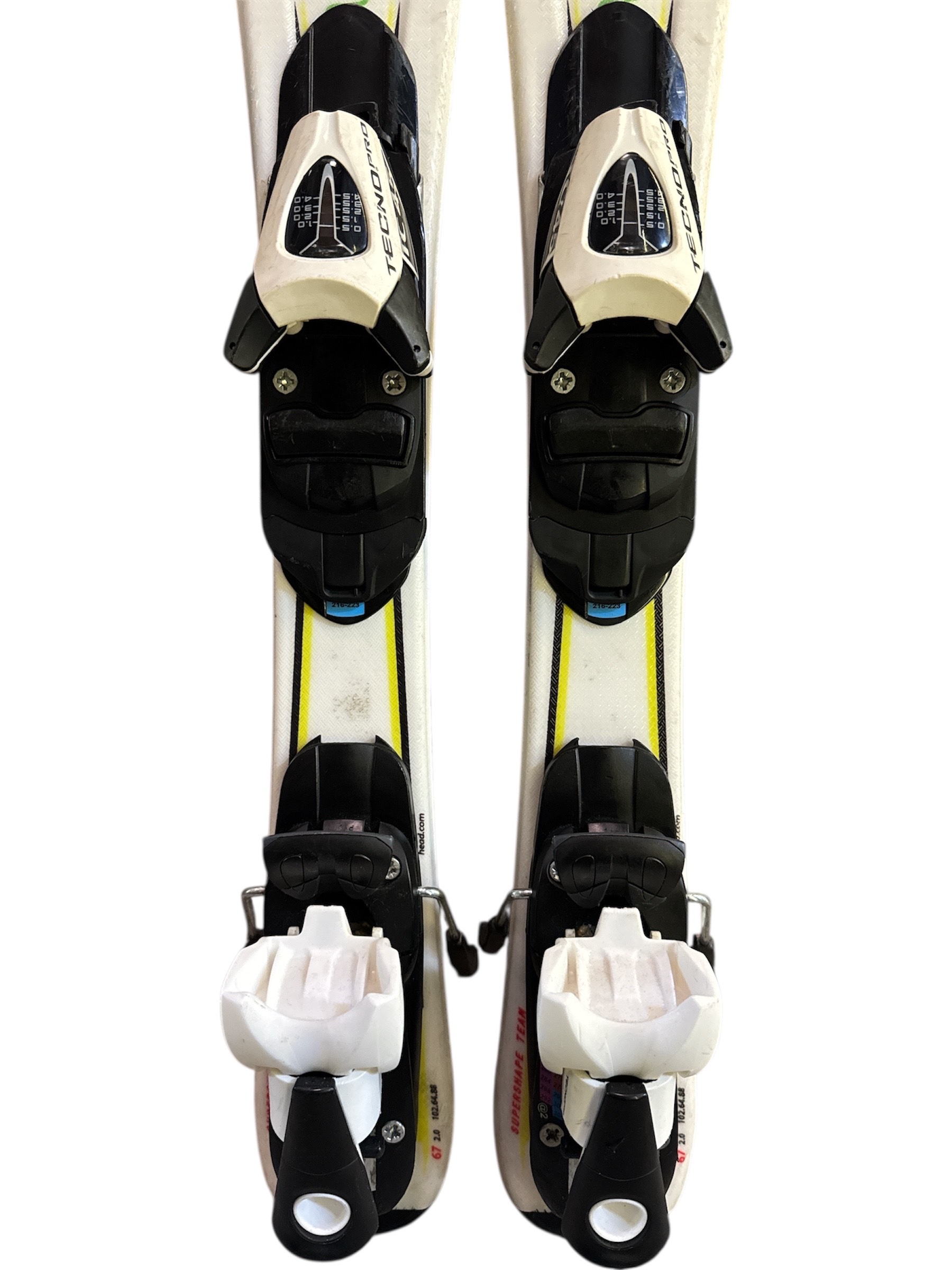 NARTY HEAD JR SUPER SHAPE ERA 2.0 67CM + WIĄZANIA TECNO PRO UŻYWANE