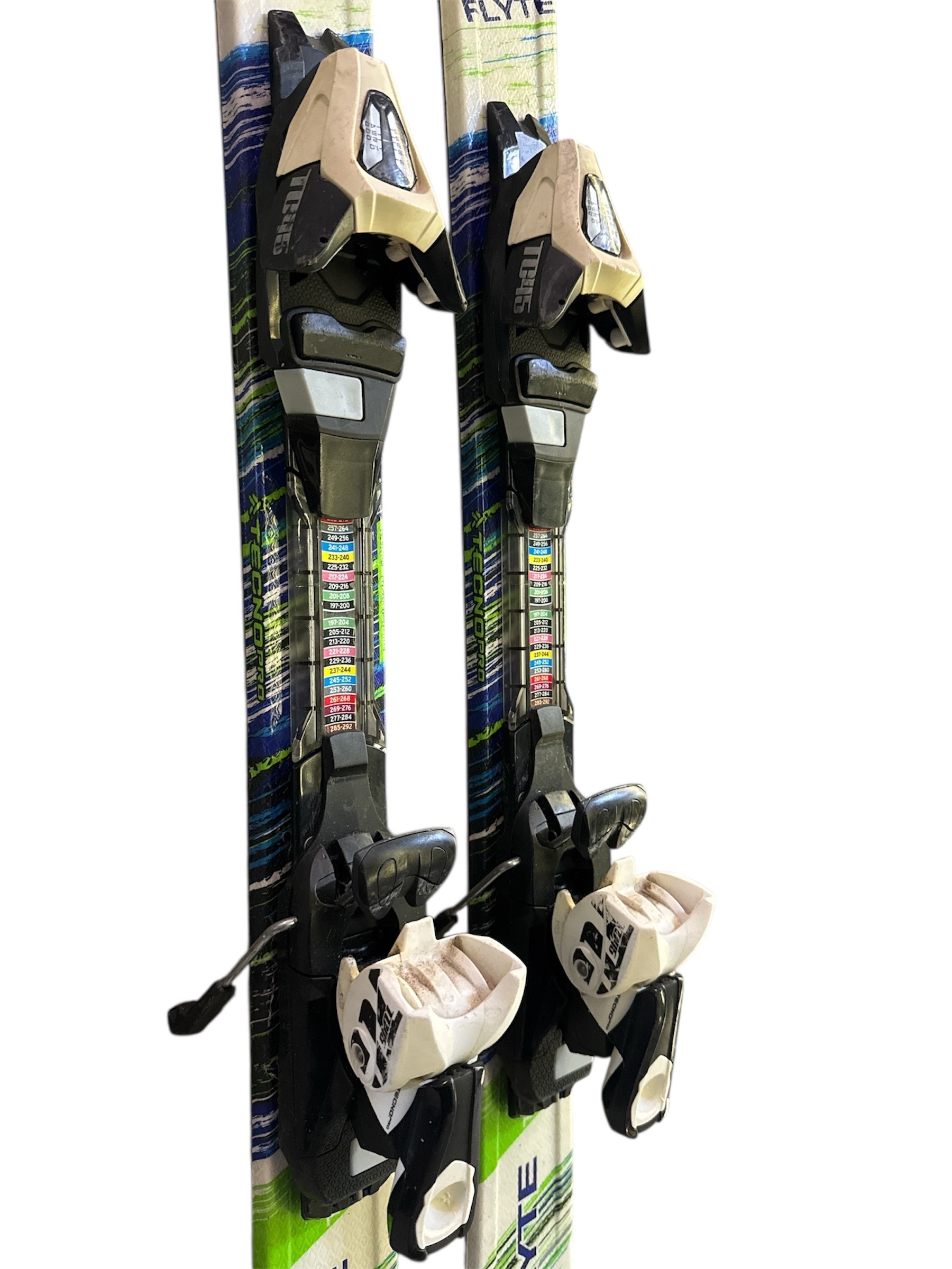 NARTY TECNO PRO FLYTE TEAM 66 110CM + WIĄZANIA TECNO PRO 4,5 UŻYWANE