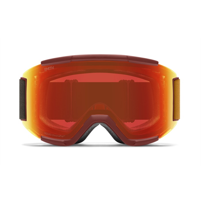 GOGLE SMITH SQUAD IRONWOOD CHROMAPOP EVERYDAY RED MIRROR + DODATKOWA SZYBA CLEAR 2025