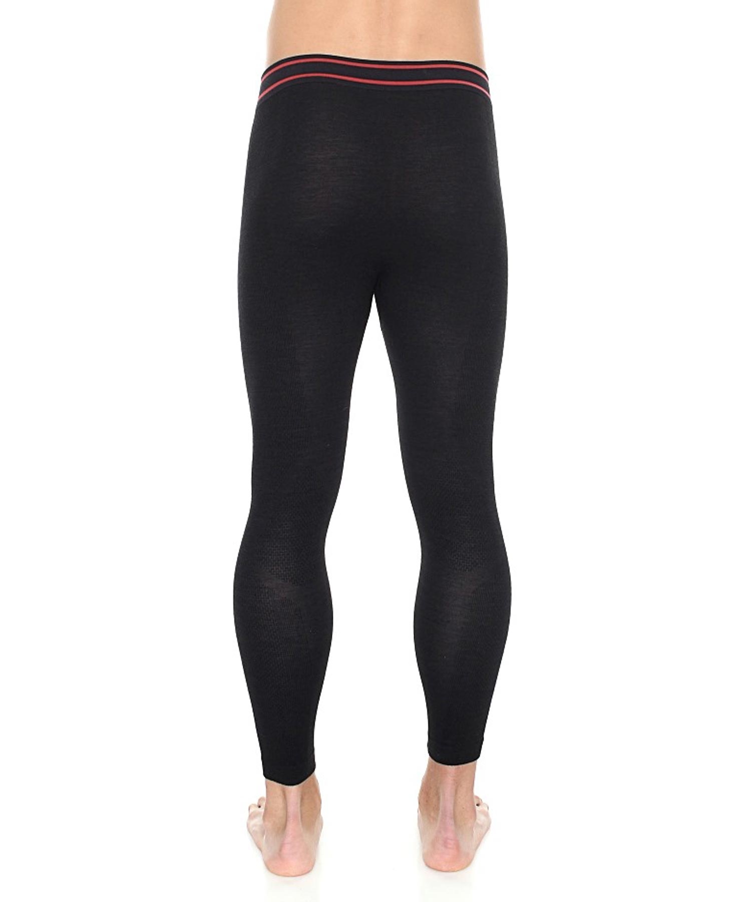 SPODNIE TERMOAKTYWNE MĘSKIE BRUBECK ACTIVE WOOL LE1171M CZARNY