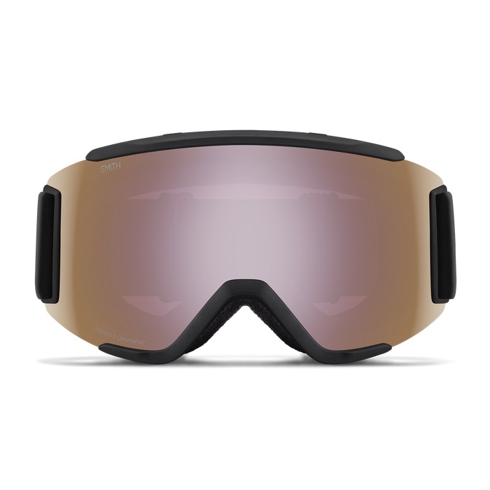 GOGLE SMITH SQUAD S BLACK CHROMAPOP EVERYDAY ROSE GOLD MIRROR + DODATKOWA SOCZEWKA CLEAR 2025