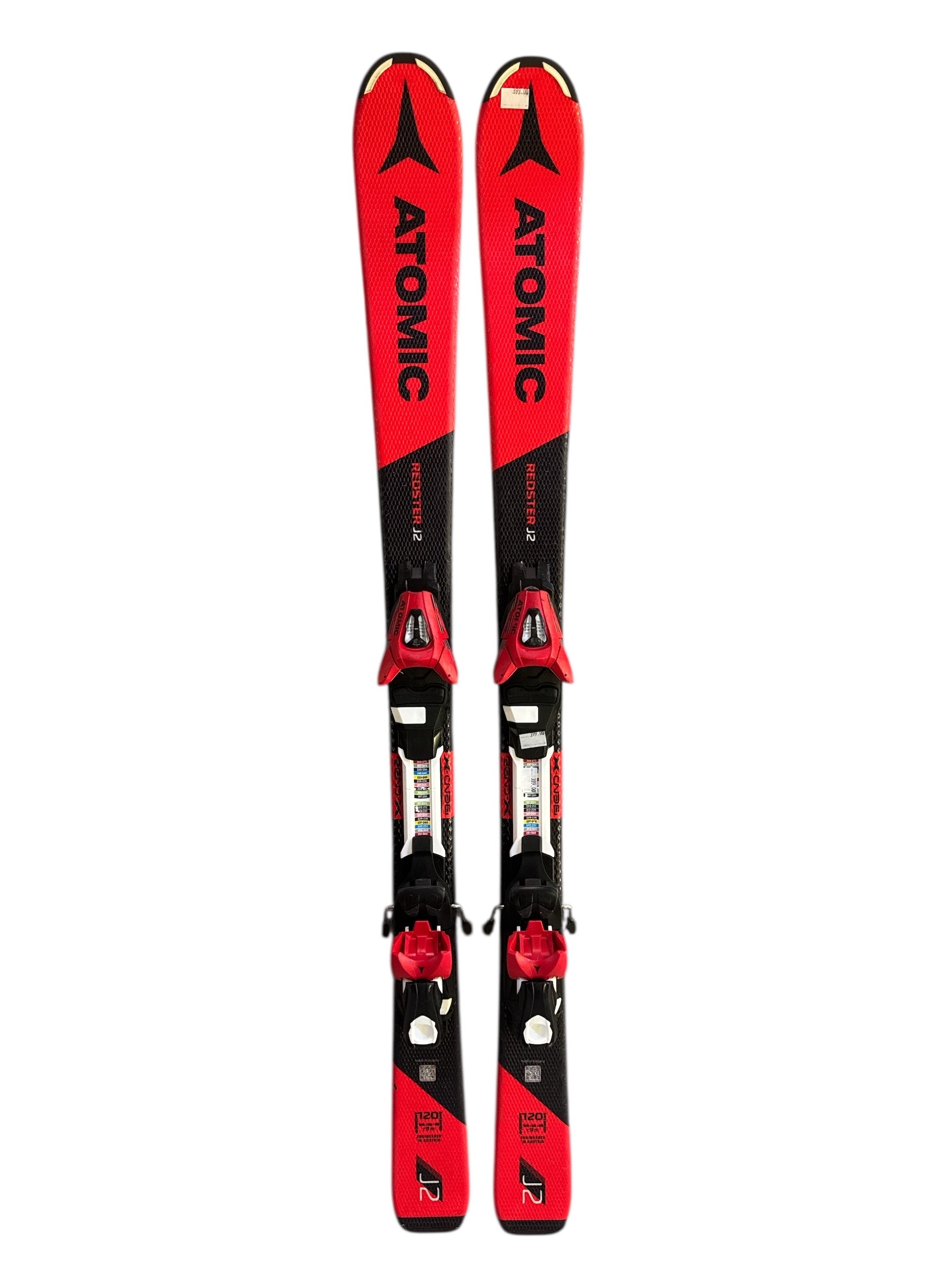 NARTY ATOMIC REDSTER J2 120CM + WIĄZANIA ATOMIC C5 UŻYWANE