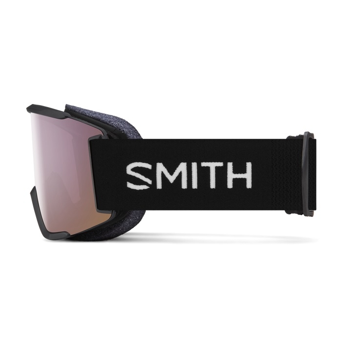 GOGLE SMITH SQUAD S BLACK CHROMAPOP EVERYDAY ROSE GOLD MIRROR + DODATKOWA SOCZEWKA CLEAR 2025