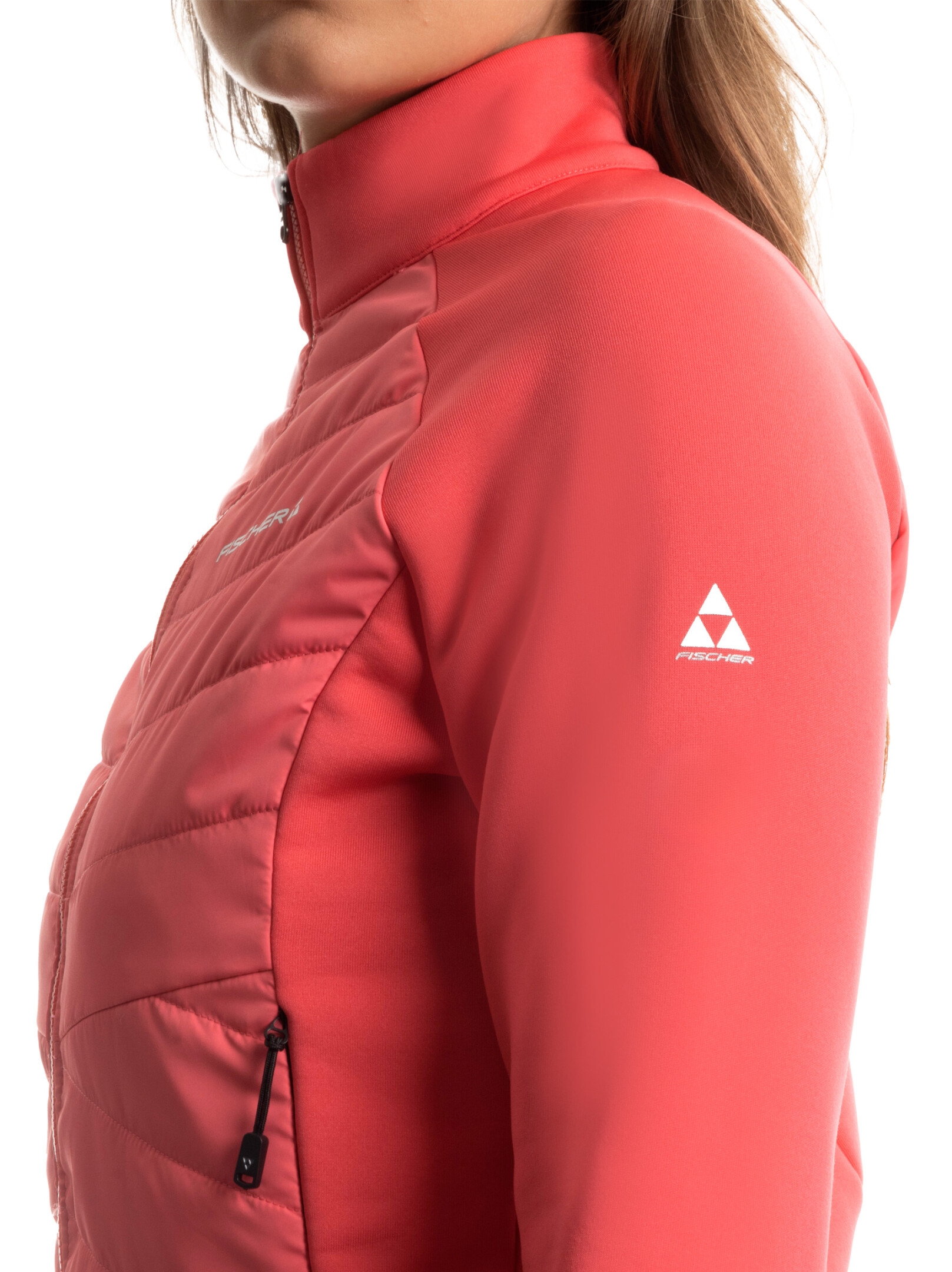KURTKA FISCHER DYNAMIC HYBRID WOMAN HYBRID LAYER JACKET CORAL 2025