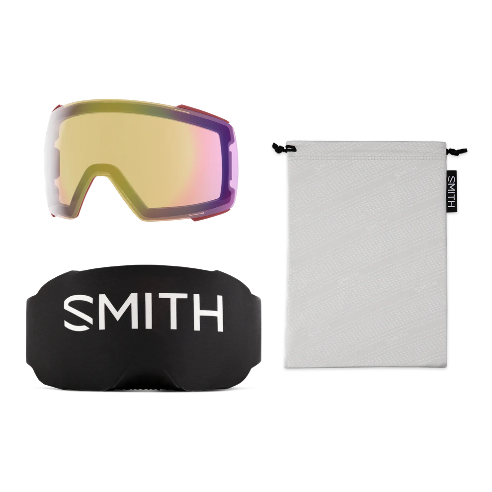 GOGLE SMITH I/O MAG PATROL CHROMAPOP EVERYDAY RED MIRROR + DODATKOWA SZYBA CHROMAPOP STORM YELLOW FLASH 2027