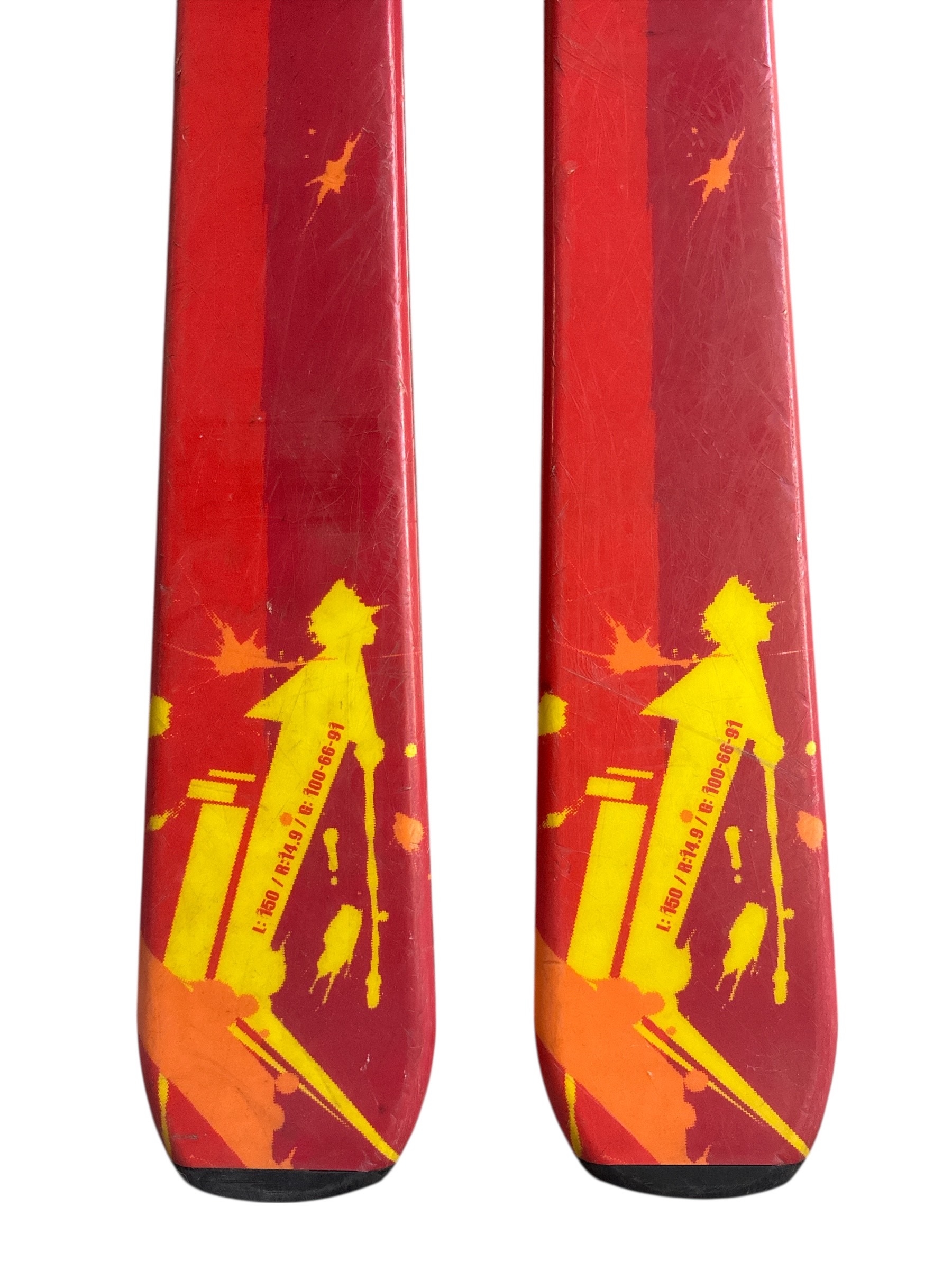 NARTY PL RACER 150CM + WIĄZANIA SALOMON L10 UŻYWANE