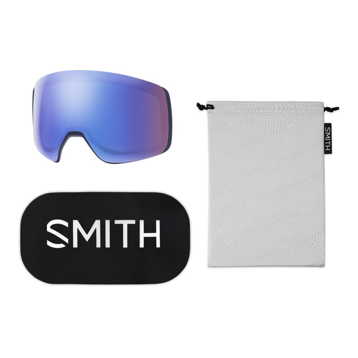 GOGLE SMITH 4D MAG MIDNIGHT NAVY CHROMAPOP SUN PLATINUM MIRROR + DODATKOWA SZYBA CHROMAPOP STORM BLUE SENSOR MIRROR 2024