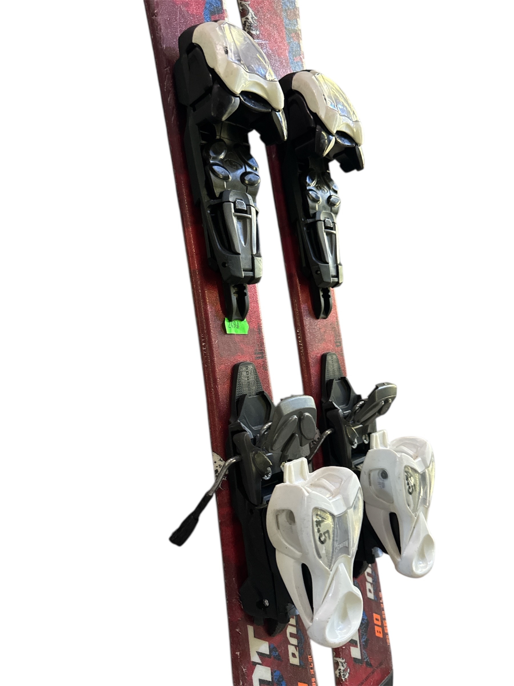 NARTY NORDICA HOTROD 80CM + WIĄZANIA MARKER 4.5 UŻYWANE