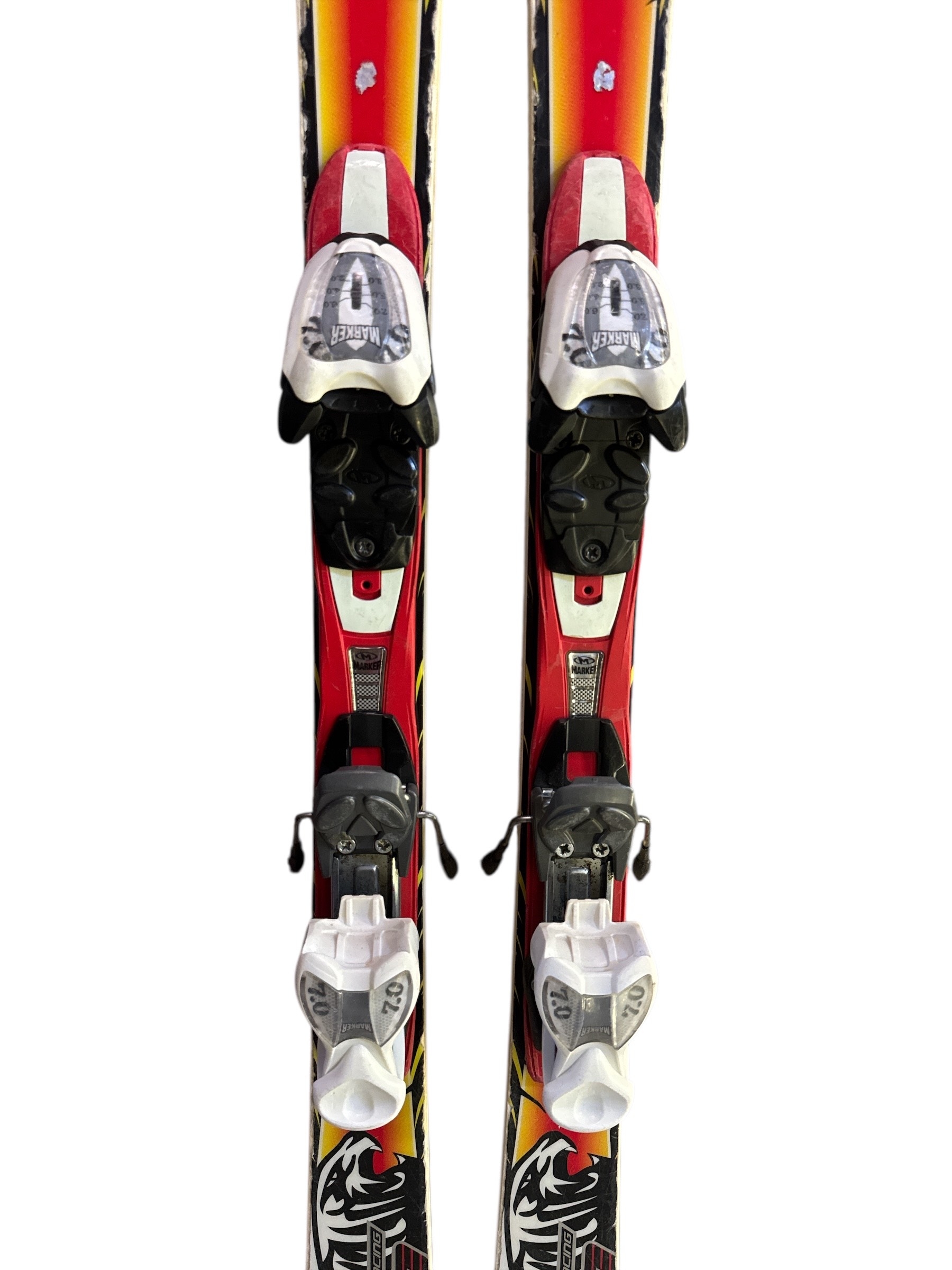 NARTY VÖLKL RACETIGER GS 128CM + WIĄZANIA MARKER 7.0 UŻYWANE