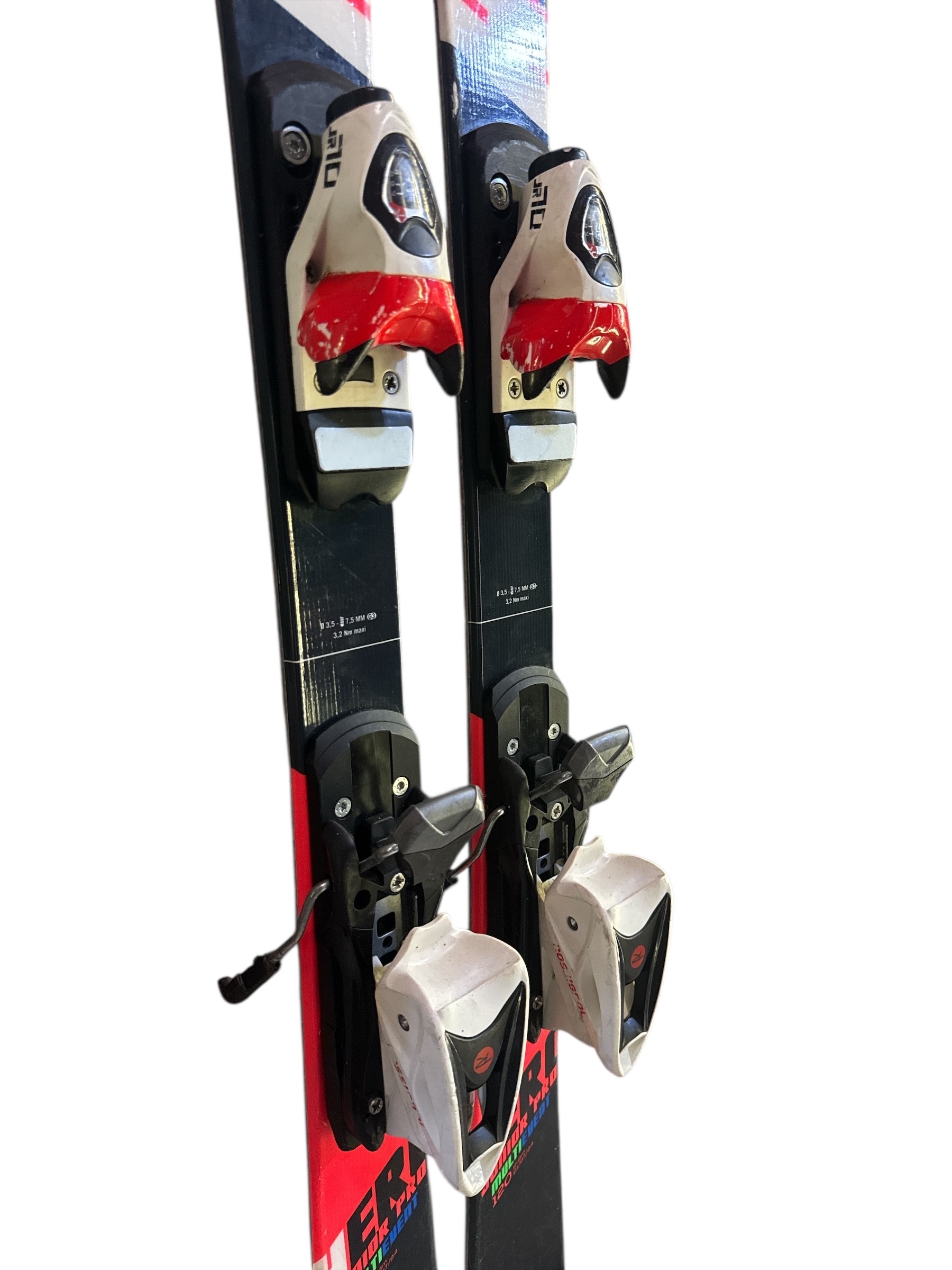 NARTY ROSSIGNOL HERO JUNIOR PRO MULTIEVENT 120CM + WIĄZANIA ROSSIGNOL JR10 UŻYWANE