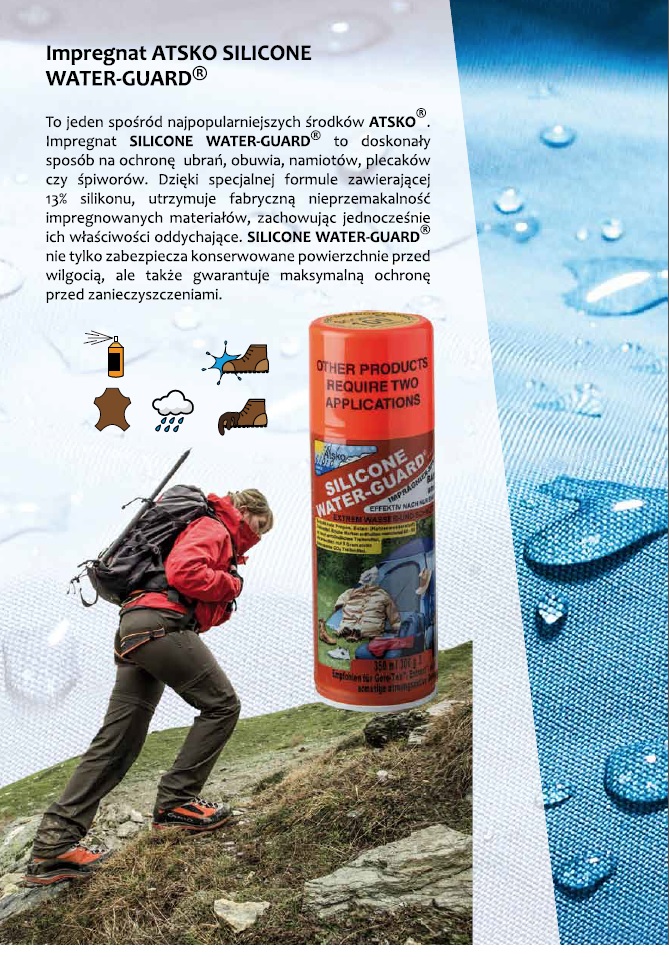 ATSKO SILICONE WATER GUARD IMPREGNAT DO TKANIN 380 ML SPRAY
