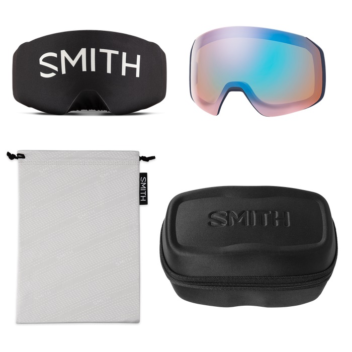GOGLE SMITH 4D MAG S MIDNIGHT NAVY CHROMAPOP SUN PLATINUM MIRROR + DODATKOWA SOCZEWKA CHROMAPOP STORM BLUE SENSOR 2025