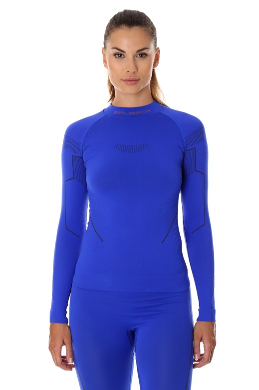 BIELIZNA TERMOAKTYWNA DAMSKA KOMPLET BRUBECK THERMO LS13100 LE11870 KOBALTOWY