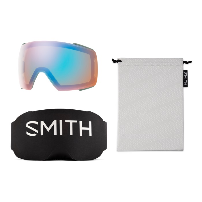 GOGLE SMITH I/O MAG SAGE BUSH CHROMAPOP SUN BLACK + DODATKOWA SZYBA CHROMAPOP STORM BLUE SENSOR MIRROR 2025