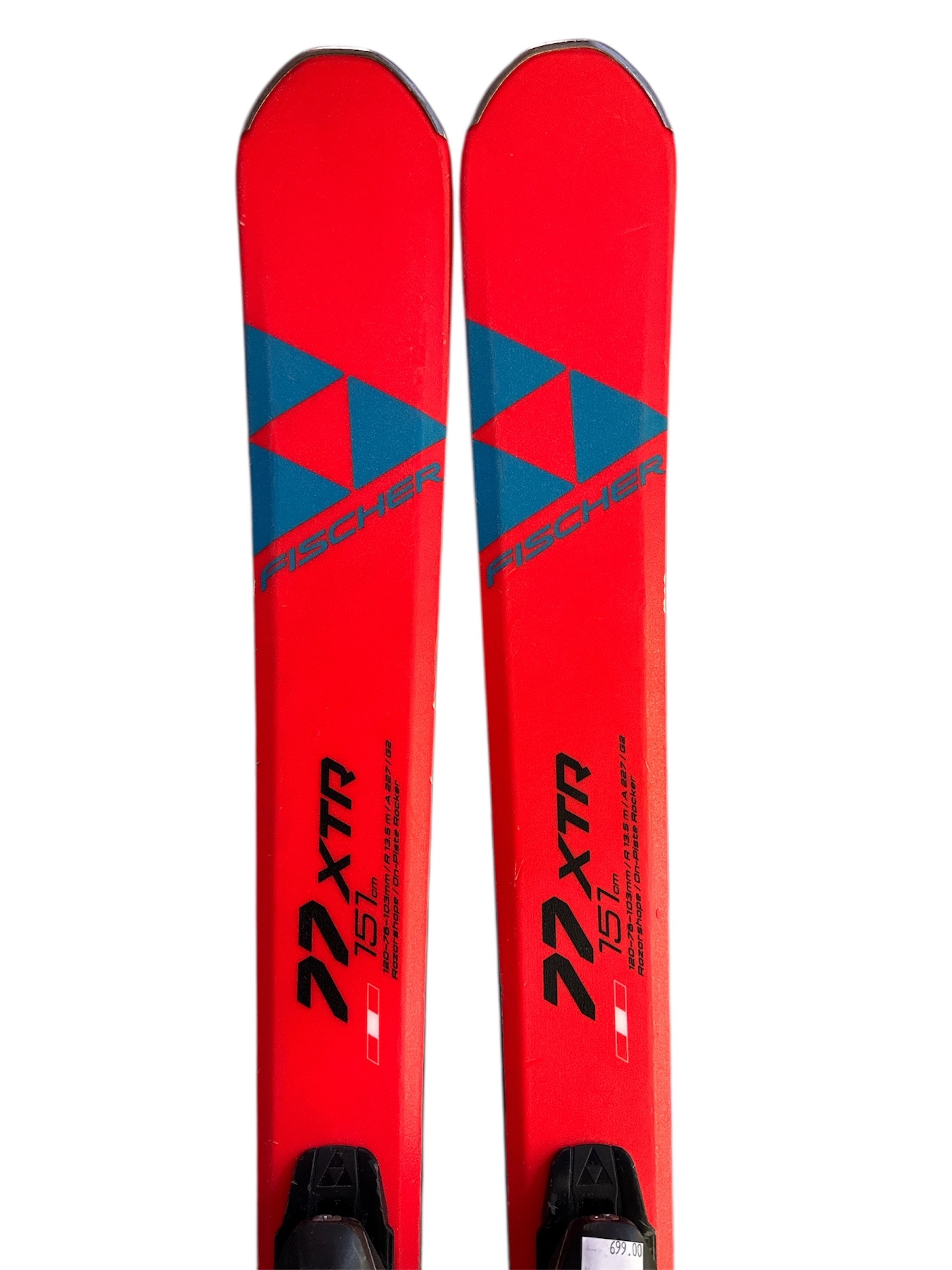 NARTY FISCHER RC ONE 77 XTR 151CM + WIĄZANIA FISCHER RS10 UŻYWANE