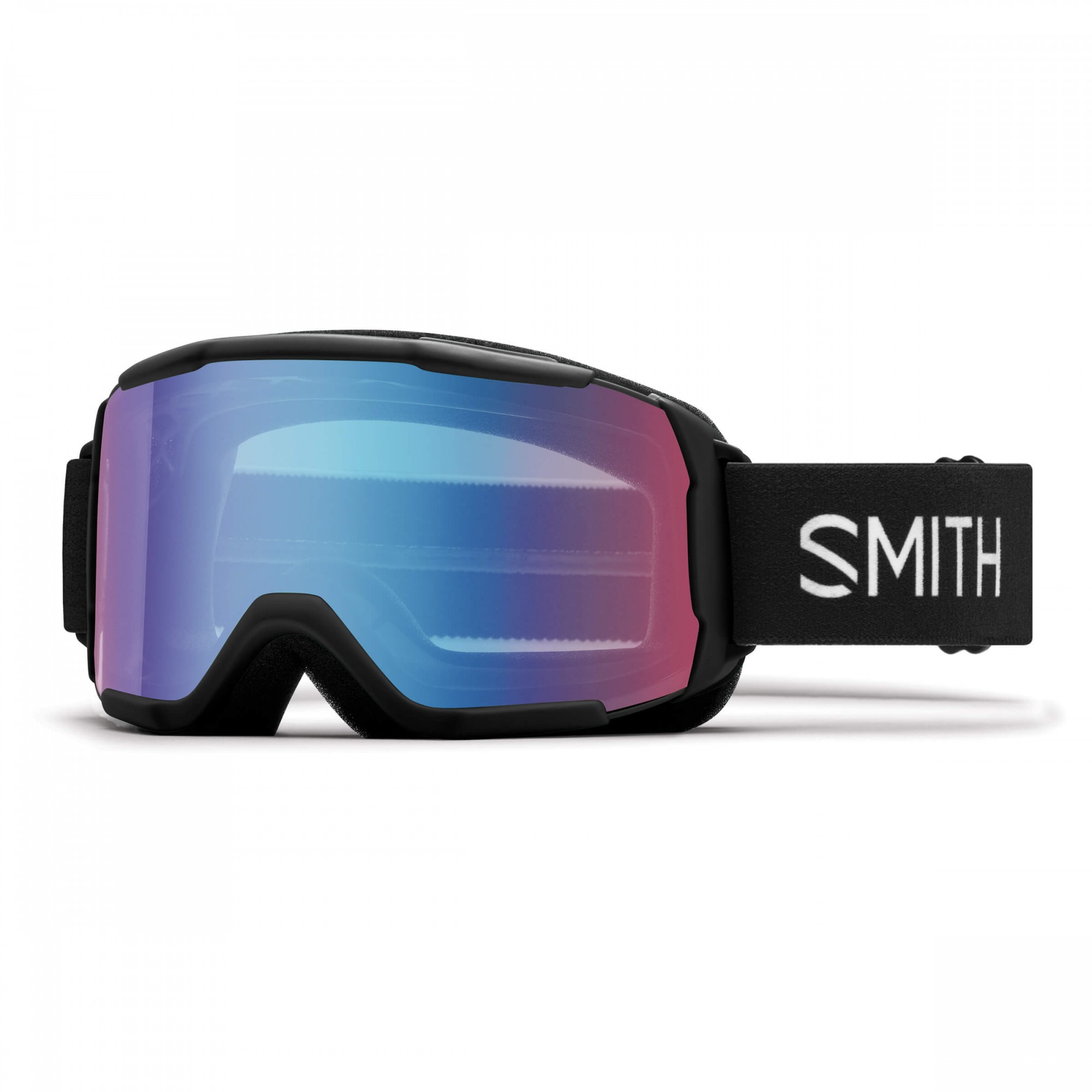 GOGLE SMITH DAREDEVIL SHINY BLACK BLUE SENSOR MIRROR 2026