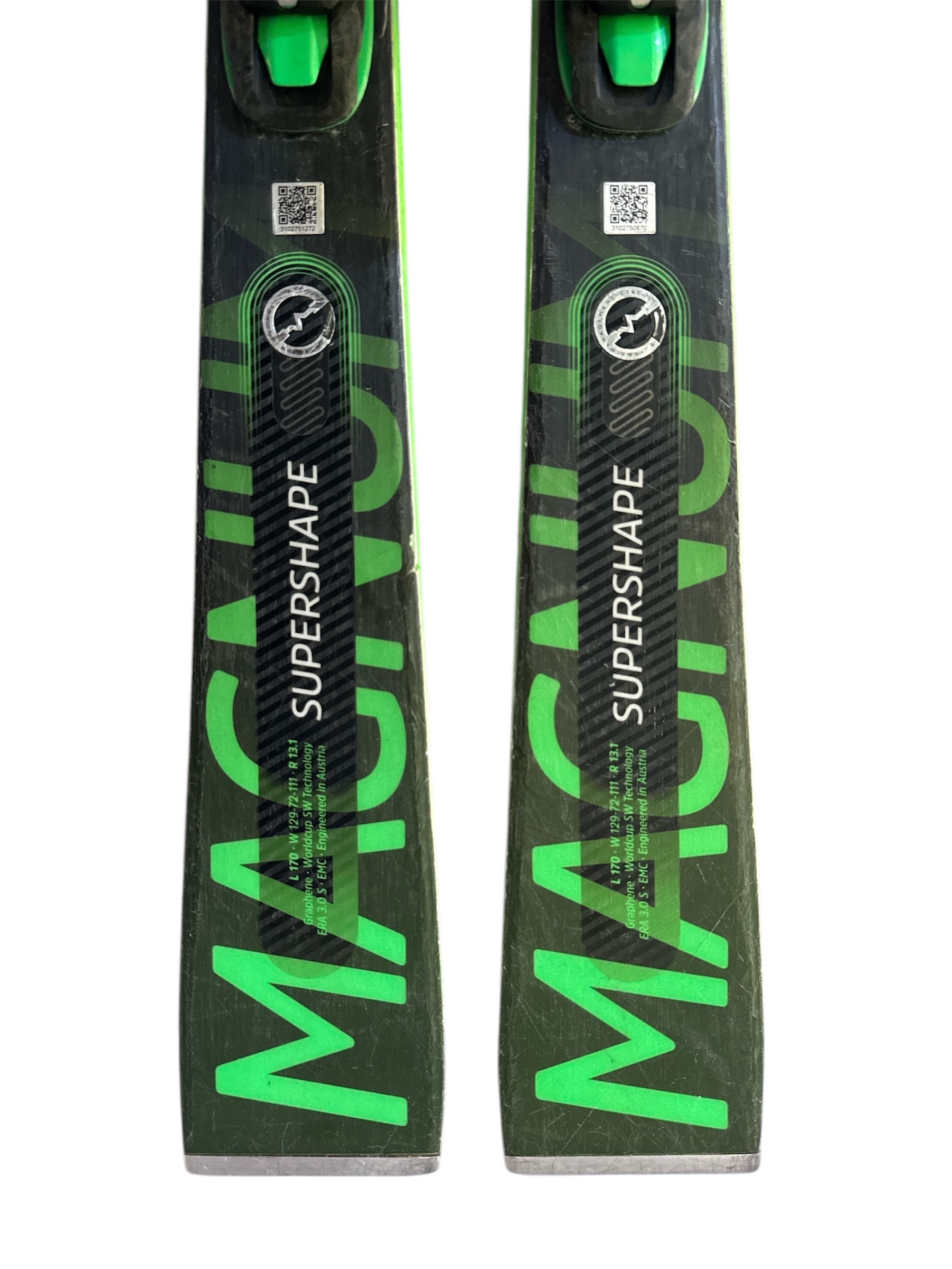 NARTY HEAD SUPER SHAPE E-MAGNUM 170CM + WIĄZANIA HEAD PRO12 GW UŻYWANE