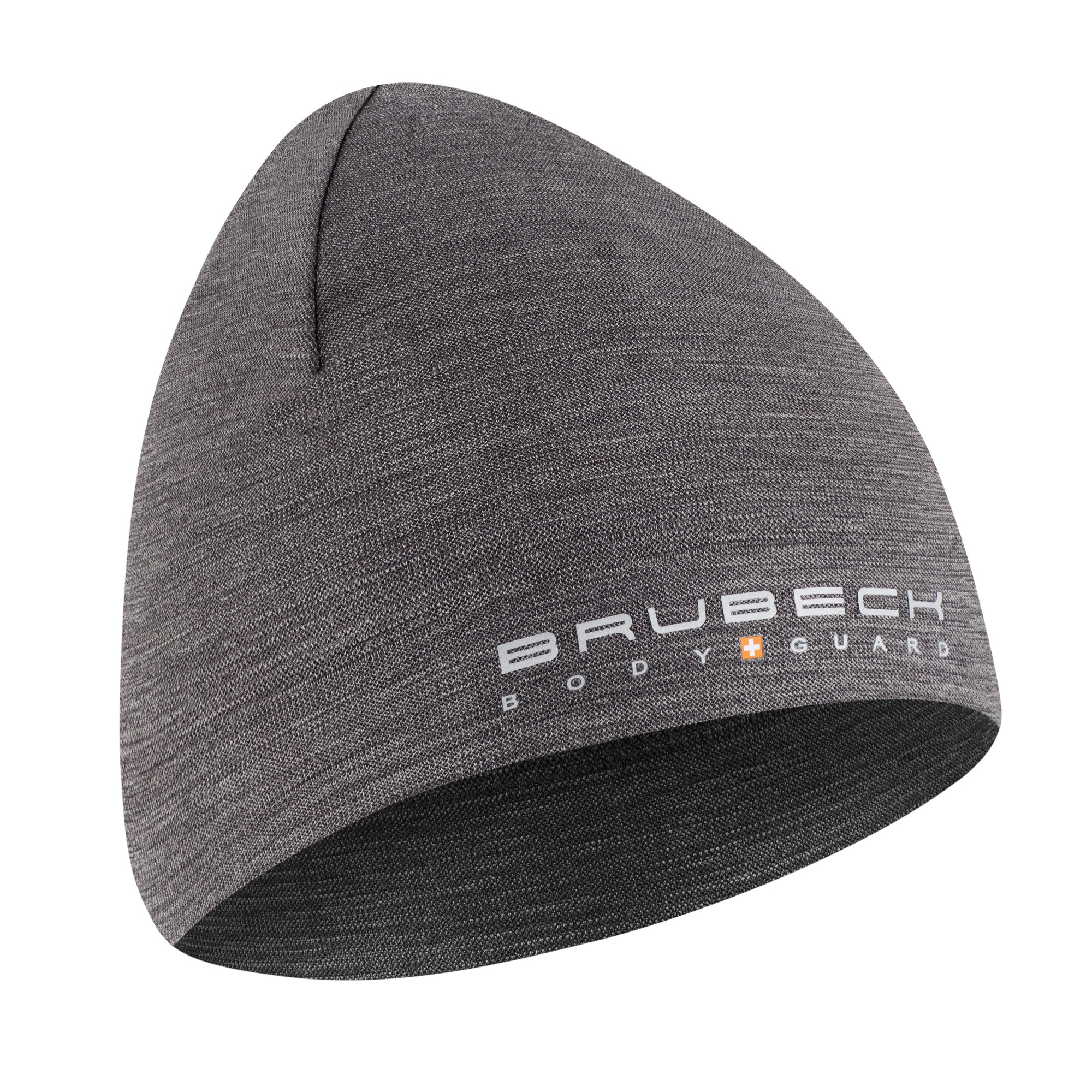 CZAPKA WEŁNIANA BRUBECK ACTIVE WOOL HM10180 STALOWY