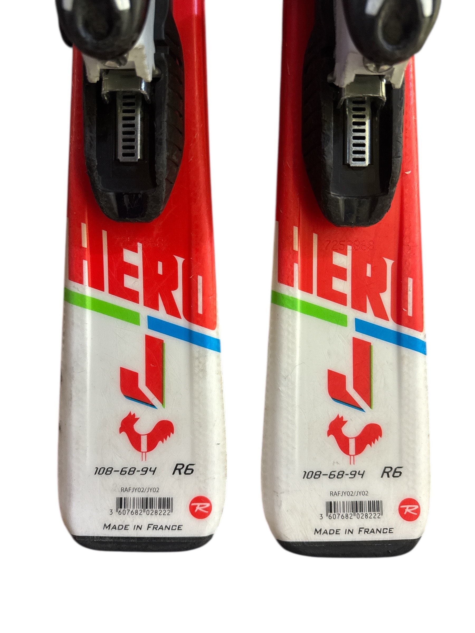 NARTY ROSSIGNOL HERO J 100CM + WIĄZANIA LOOK KIDX UŻYWANE