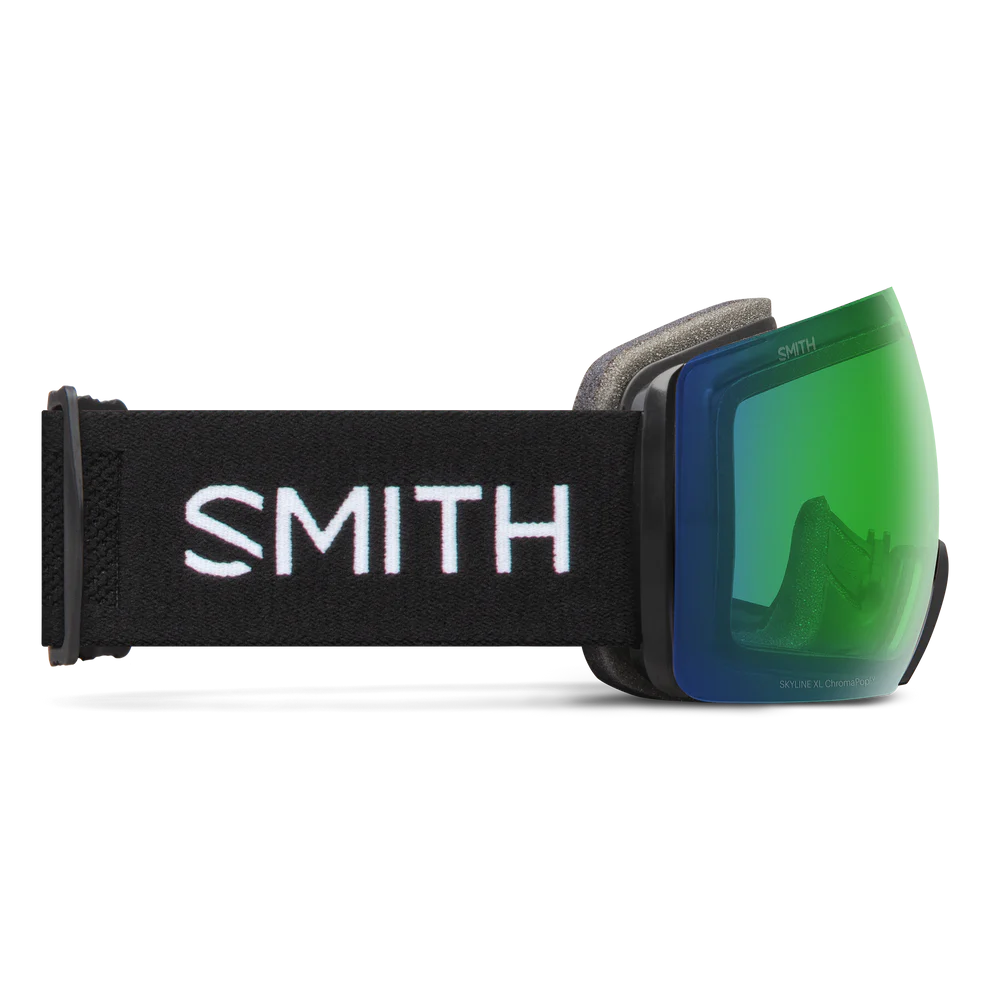 GOGLE SMITH SKYLINE XL BLACK CHROMAPOP EVERYDAY GREEN MIRROR 2025