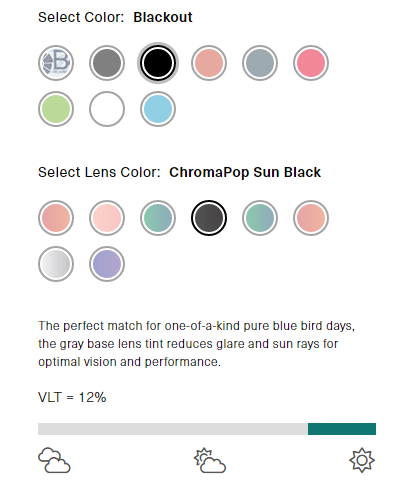 GOGLE SMITH SKYLINE XL BLACKOUT CHROMAPOP SUN BLACK