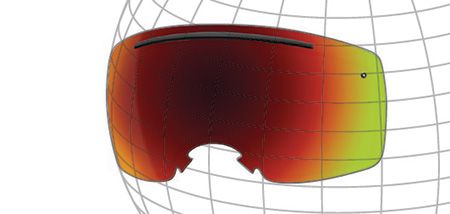 GOGLE SMITH I/O  REACTOR CHROMAPOP SUN + DODATKOWA SZYBA CHROMAPOP STORM YELLOW