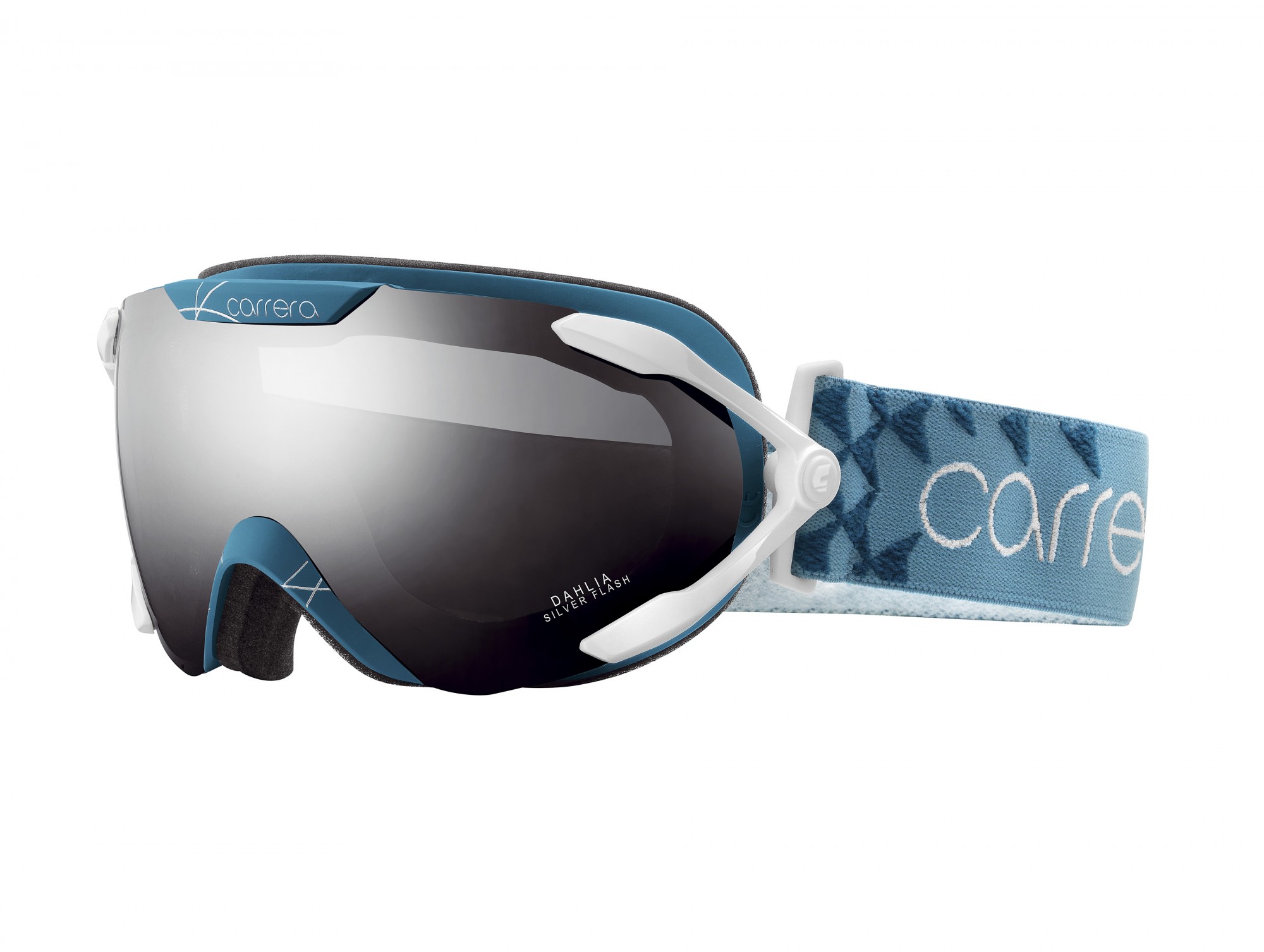 GOGLE CARRERA DAHLIA SPH BLACK PETROL DIAMONDS SILVER FLASH