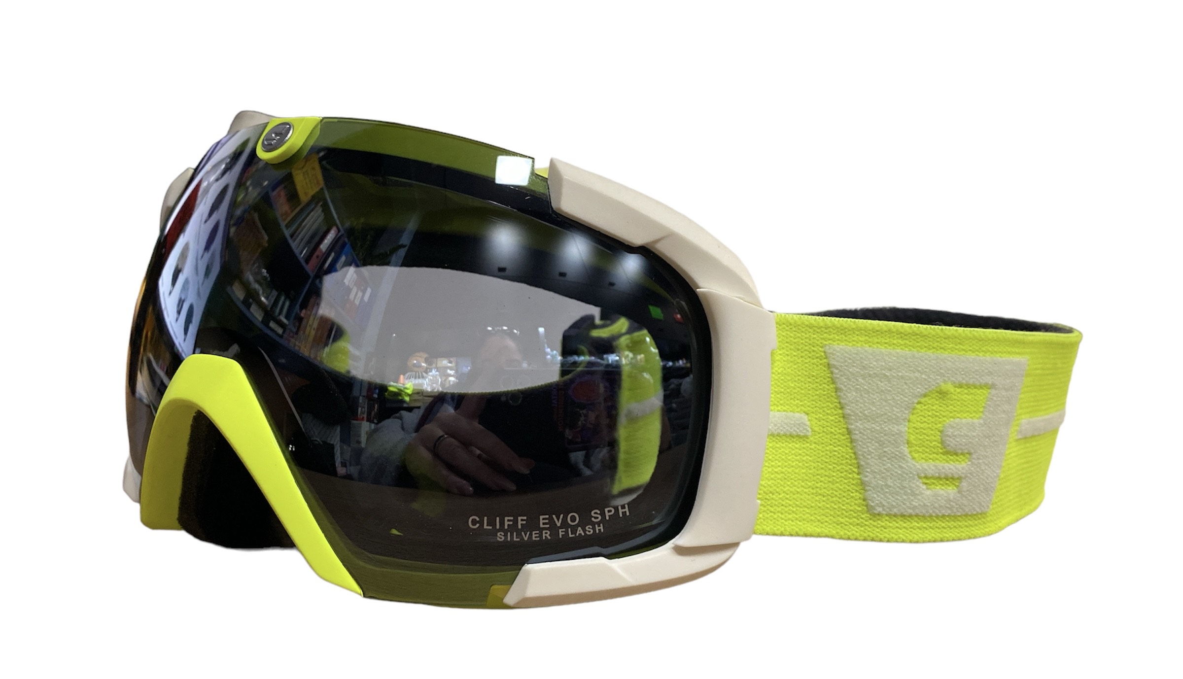 GOGLE CARRERA CLIFF EVO SPH LIME MATTE VARNISH SILVER FLASH