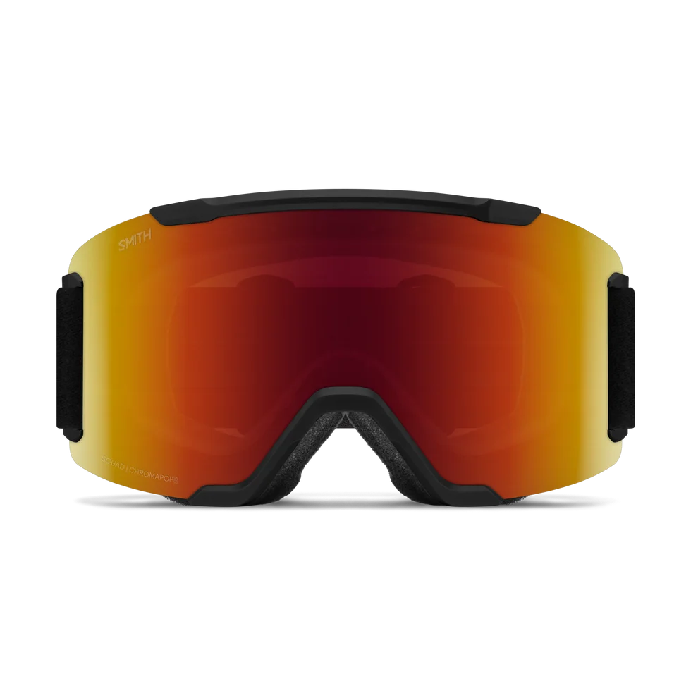 GOGLE SMITH SQUAD 2 BLACK CHROMAPOP SUN RED MIRROR + DODATKOWA SZYBA YELLOW 2027