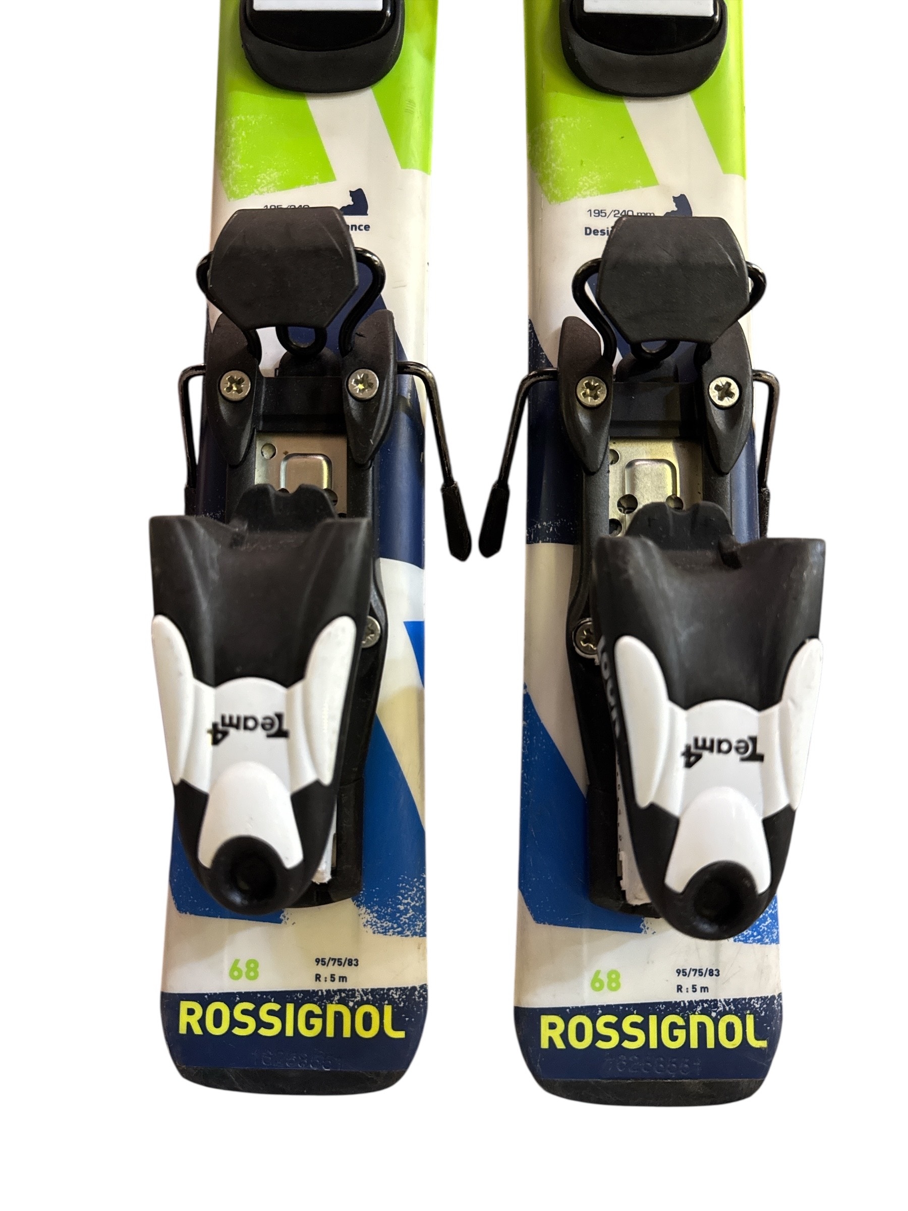 NARTY ROSSIGNOL TERRAIN 68CM + WIĄZANIA LOOK TEAM4 UŻYWANE