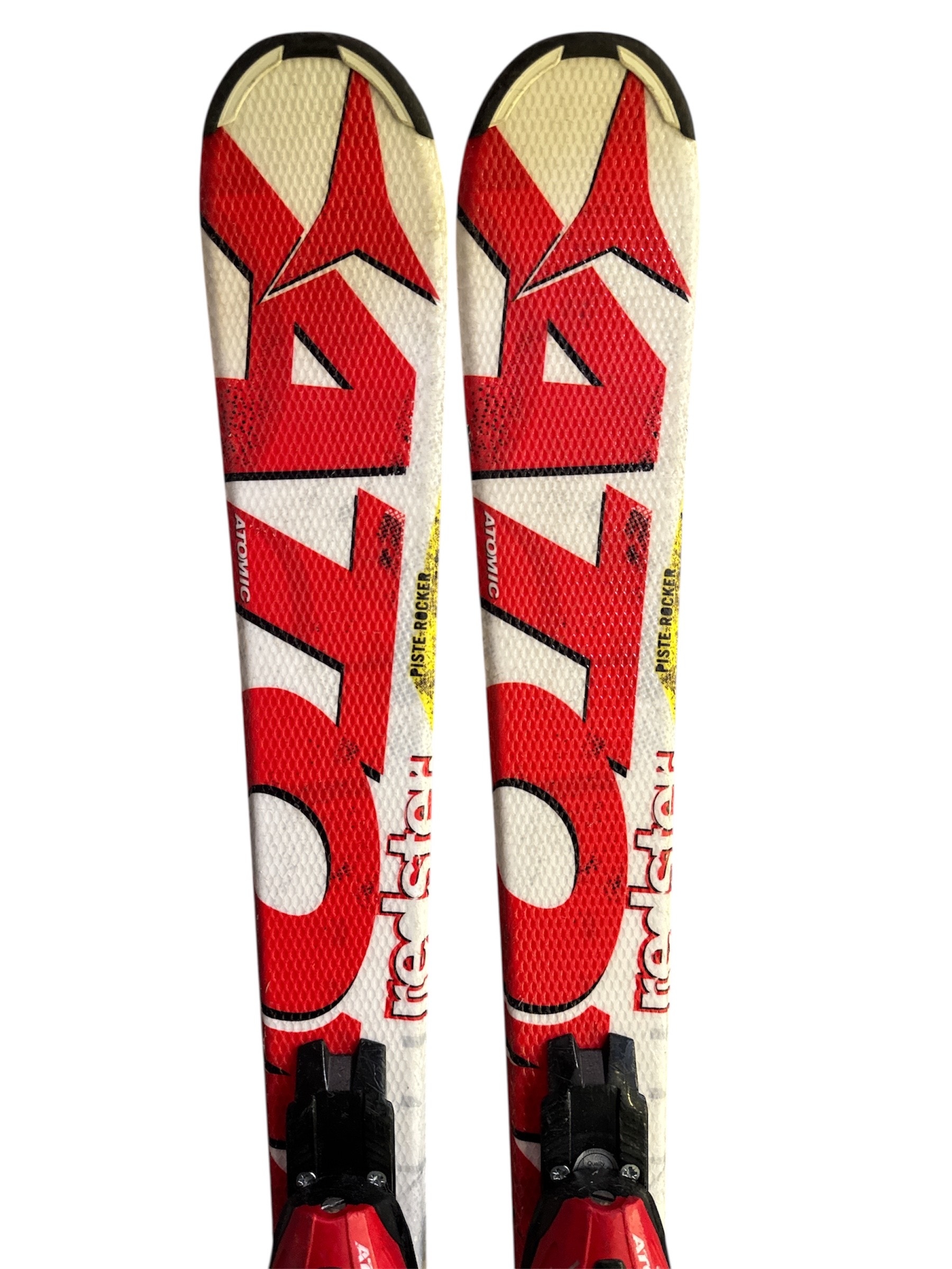 NARTY ATOMIC REDSTER 110CM + WIĄZANIA ATOMIC UŻYWANE