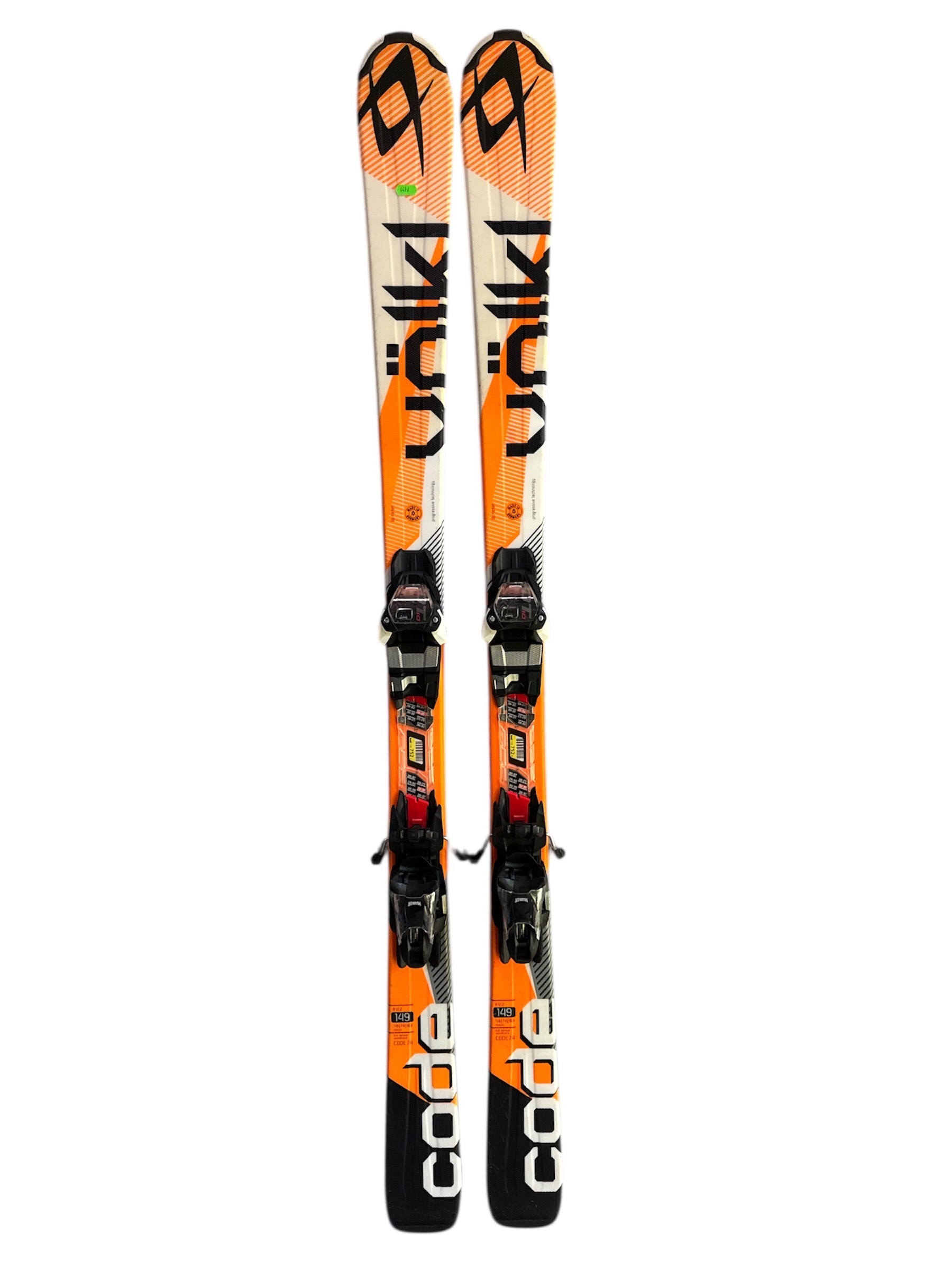 NARTY VÖLKL CODE 7.4 149CM + WIĄZANIA MARKER FDT 10 UŻYWANE