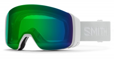 GOGLE SMITH 4D MAG WHITE VAPOR CHROMAPOP EVERYDAY GREEN MIRROR + DODATKOWA SZYBA CHROMAPOP STORM ROSE FLASH