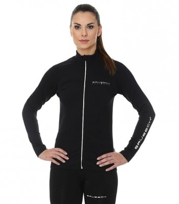 BLUZA TERMOAKTYWNA DAMSKA BRUBECK ATHLETIC LS13520 CZARNY