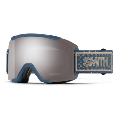 GOGLE SMITH SQUAD 2 FUTURE GREY WARM STEEL CHROMAPOP SUN PLATINUM + DODATKOWA SZYBA CHROMAPOP STORM BLUE SENSOR 2027